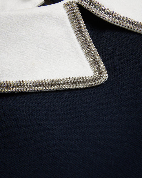 PENNIII-Knitwear-Your new favourite jumper, PENNIII has all the comfort with a little added charm, thanks to its embellished shirt collar. Pair with your favourite jeans to spruce up your casual outfits.This product is made using LENZING™ ECOVERO™ Viscose fibers. LENZING™ ECOVERO™ fibers are derived from sustainable wood and pulp, sourced from certified and controlled forests, with up to 50% lower emissions and water impact compared to generic viscose. LENZING™ and ECOVERO™ is a trademark of Lenzing AG. Jum